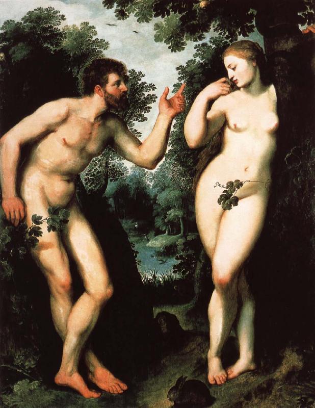 Peter Paul Rubens Adam and evy Sweden oil painting art